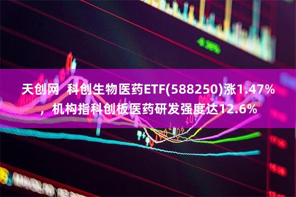 天创网  科创生物医药ETF(588250)涨1.47%，机构指科创板医药研发强度达12.6%