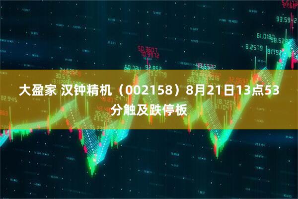 大盈家 汉钟精机（002158）8月21日13点53分触及跌停板