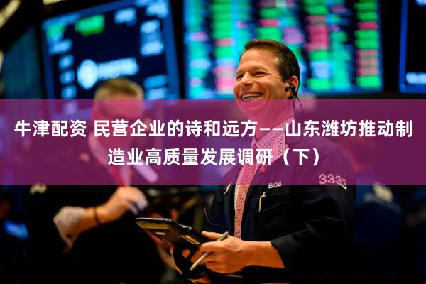牛津配资 民营企业的诗和远方——山东潍坊推动制造业高质量发展调研（下）