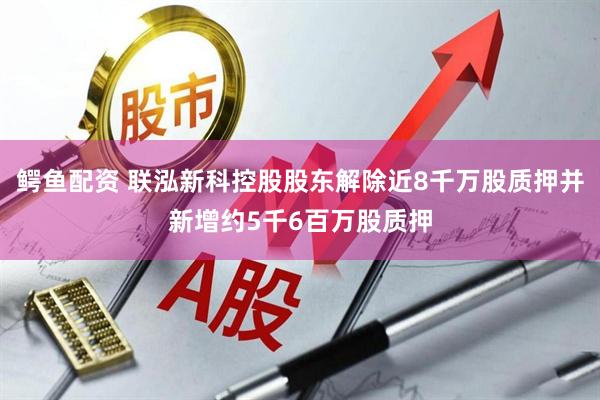 鳄鱼配资 联泓新科控股股东解除近8千万股质押并新增约5千6百万股质押