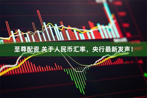 至尊配资 关于人民币汇率，央行最新发声！